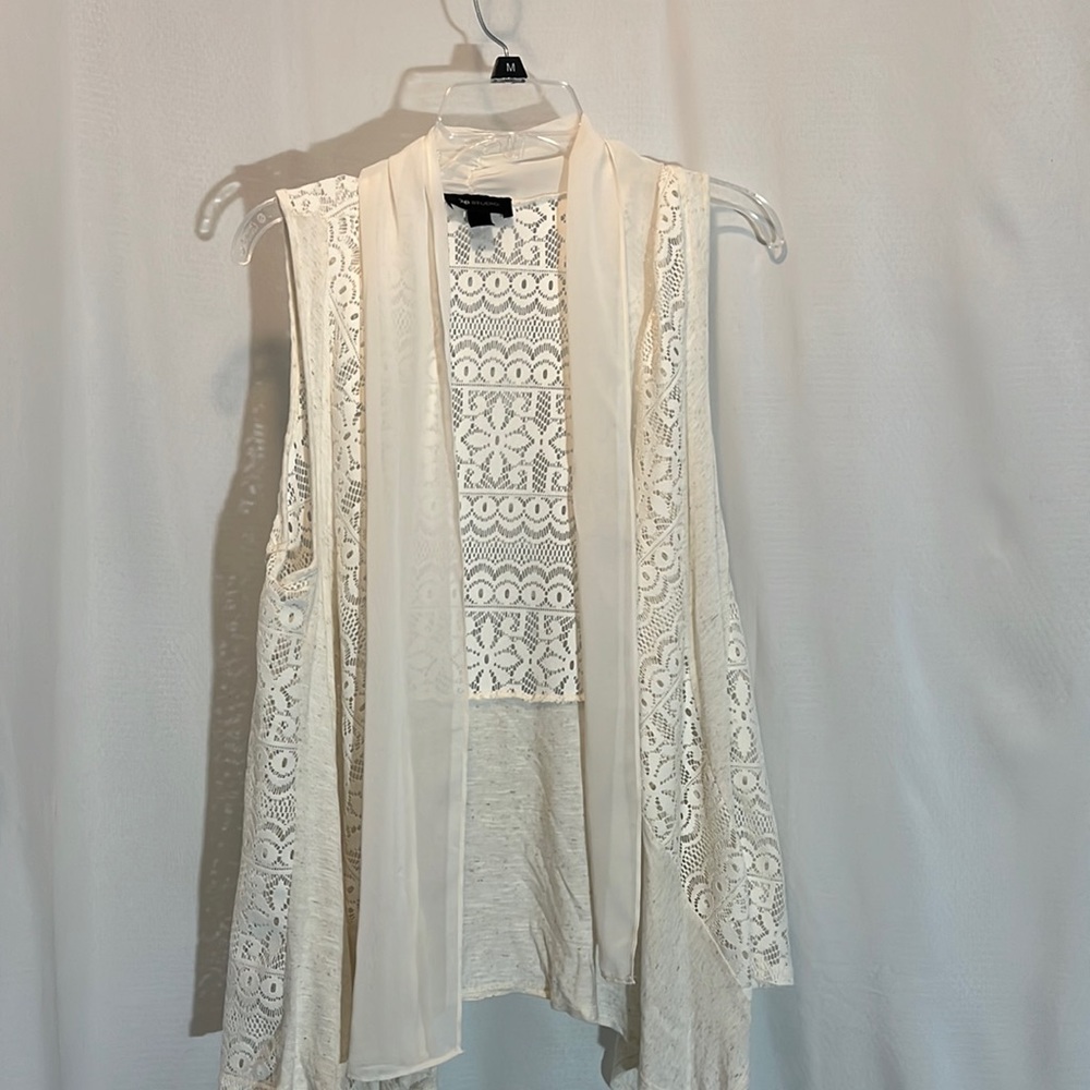 AB Studio thin layering long vest